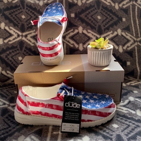 Star Spangled Hey Dudes Womens 